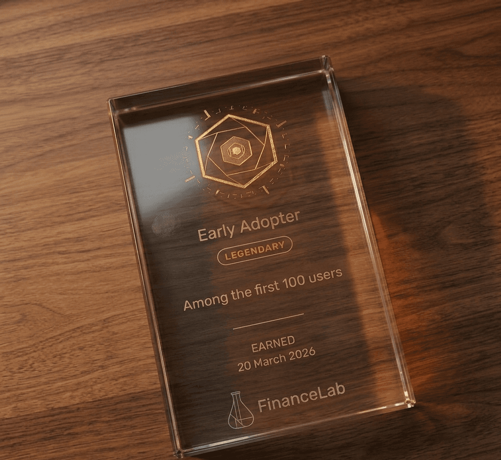 Early adopter badge - physical glass edition